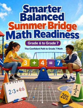 Smarter Balanced Summer Bridge Grade 6 to 7 Math: 8 Weeks of Daily Practice
