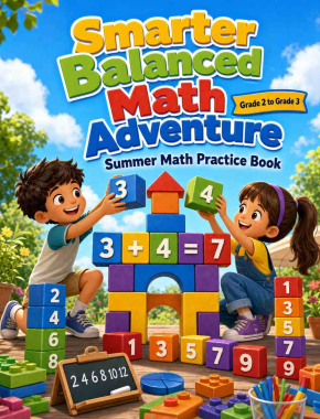Smarter Balanced Grade 2 to 3 Summer Math Practice Book: 8 Weeks of Daily Practice