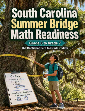 South Carolina Summer Bridge Grade 6 to 7 Math: 8 Weeks of Daily Practice