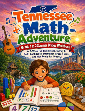 Tennessee Summer Bridge Grade 1 to 2 Math: 8 Weeks of Daily Practice