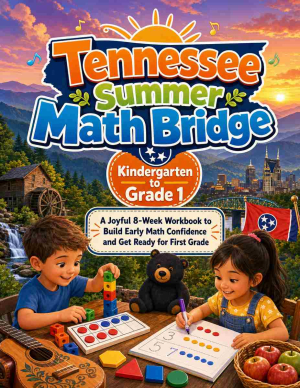 Tennessee Summer Bridge K to Grade 1 Math: 8 Weeks of Daily Practice