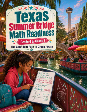 Texas Summer Bridge Grade 6 to 7 Math: 8 Weeks of Daily Practice