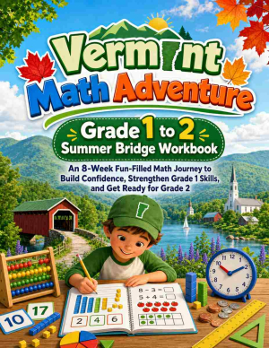 Vermont Summer Bridge Grade 1 to 2 Math: 8 Weeks of Daily Practice