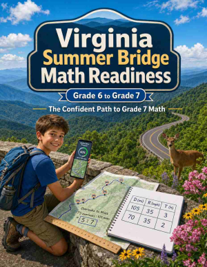 Virginia Summer Bridge Grade 6 to 7 Math: 8 Weeks of Daily Practice
