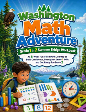 Washington Summer Bridge Grade 1 to 2 Math: 8 Weeks of Daily Practice