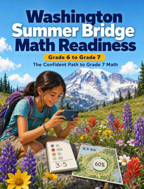 Washington Summer Bridge Grade 6 to 7 Math: 8 Weeks of Daily Practice