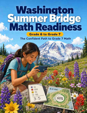 Washington Summer Bridge Grade 6 to 7 Math: 8 Weeks of Daily Practice