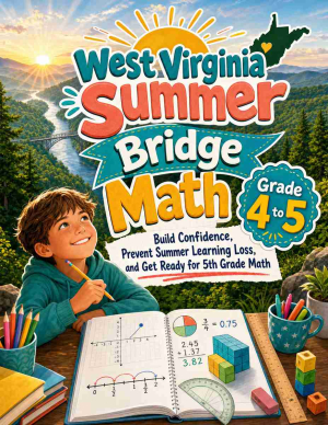 West Virginia Summer Bridge Grade 4 to 5 Math: 8 Weeks of Daily Practice