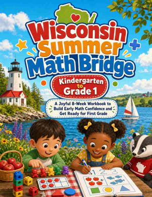 Wisconsin Summer Bridge K to Grade 1 Math: 8 Weeks of Daily Practice
