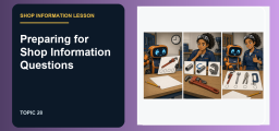 Preparing for Shop Information Questions