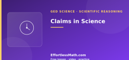 Claims in Science: What Is Being Argued