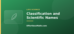 Classification and Scientific Names