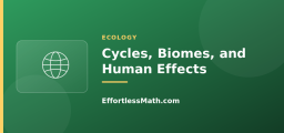 Cycles, Biomes, and Human Effects