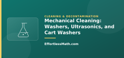 Mechanical Cleaning: Washers, Ultrasonics, and Cart Washers