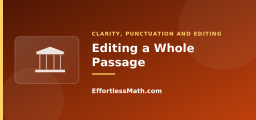 Editing a Whole Passage