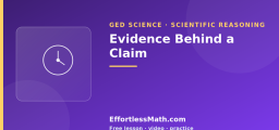 Evidence: The Support Behind a Claim