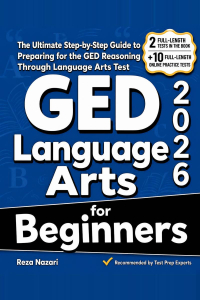 GED Language Arts for Beginners cover