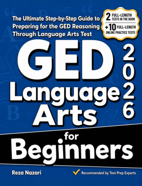GED Language Arts for Beginners Cover