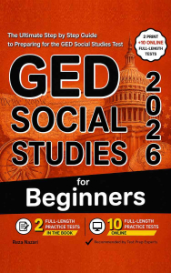 GED Social Studies for Beginners cover