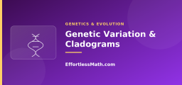 Genetic Variation, Common Ancestry, and Cladograms
