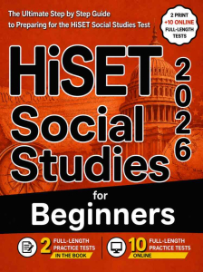HiSET Social Studies for Beginners cover