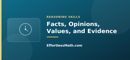 Facts, Opinions, Values, and Evidence