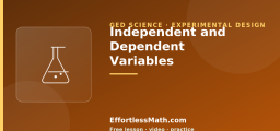 Independent and Dependent Variables