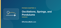 Oscillations, Springs, and Pendulums