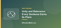 Unity and Relevance: Every Sentence Earns Its Place