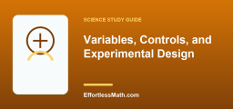 Variables, Controls, and Experimental Design