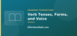 Verb Tenses, Forms, and Voice