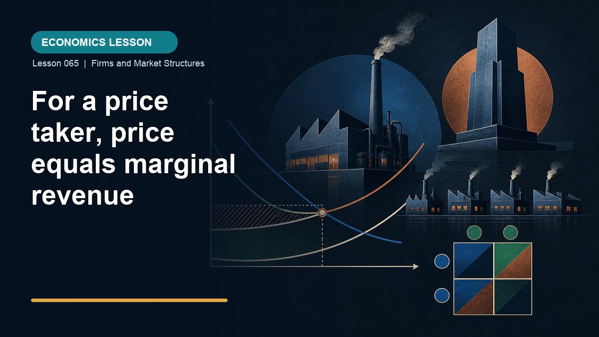 Gre Math Syllabus Price Equals Marginal Revenue for a Price Taker