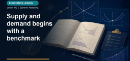 Supply and demand begins with a benchmark