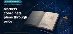 Markets coordinate plans through price