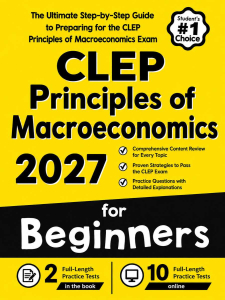 CLEP Principles of Macroeconomics for Beginners cover