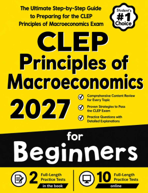 CLEP Principles of Macroeconomics for Beginners book cover