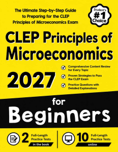CLEP Principles of Microeconomics for Beginners cover