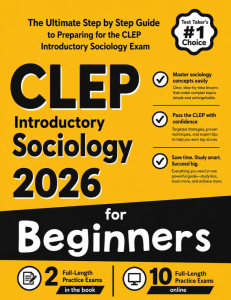 CLEP Introductory Sociology for Beginners cover