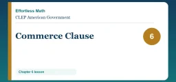 Commerce Clause