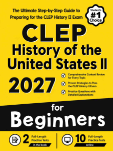 CLEP History of the United States II for Beginners cover