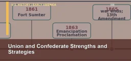 CLEP U.S. History I 096: Union and Confederate Strengths and Strategies