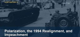 Polarization, the 1994 Realignment, and Impeachment