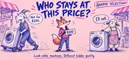 Adverse Selection: Hidden Quality and Market Participation