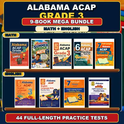 Alabama ACAP Grade 3 Math & ELA Mega Bundle