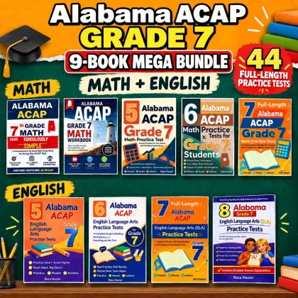 Alabama ACAP Grade 7 Math & ELA Mega Bundle