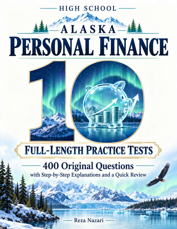 10 Full-Length Alaska Personal Finance Practice Tests cover