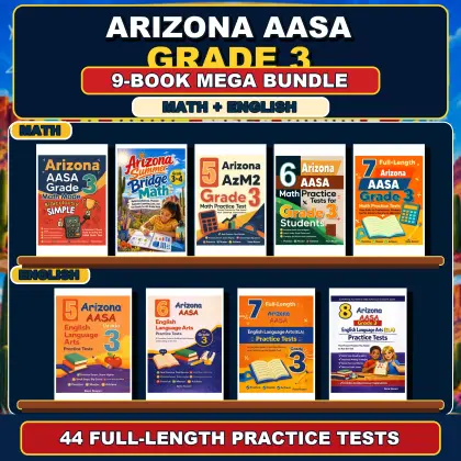 Arizona AASA Grade 3 Math & ELA Mega Bundle