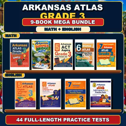 Arkansas ATLAS Grade 3 Math & ELA Mega Bundle