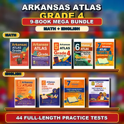 Arkansas ATLAS Grade 4 Math & ELA Mega Bundle