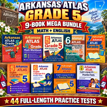 Arkansas ATLAS Grade 5 Math & ELA Mega Bundle